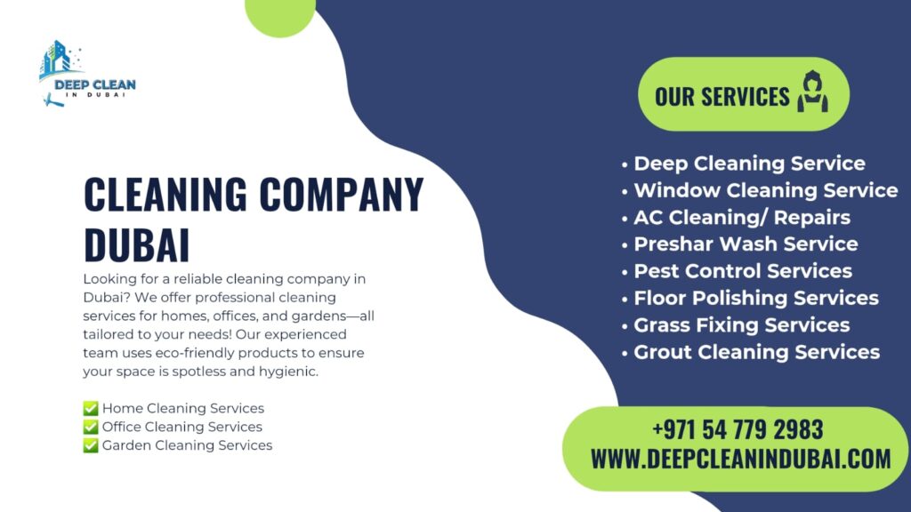 Best Cleaning Company in Dubai